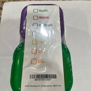 New in wrapper Portion Fix Containers